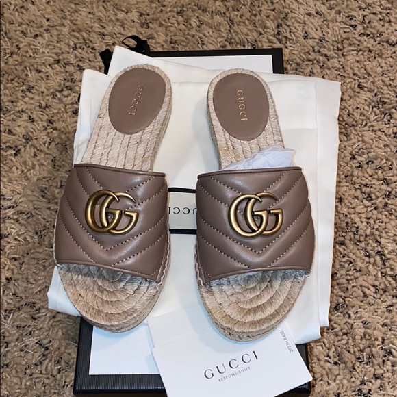 gucci pilar espadrille slide